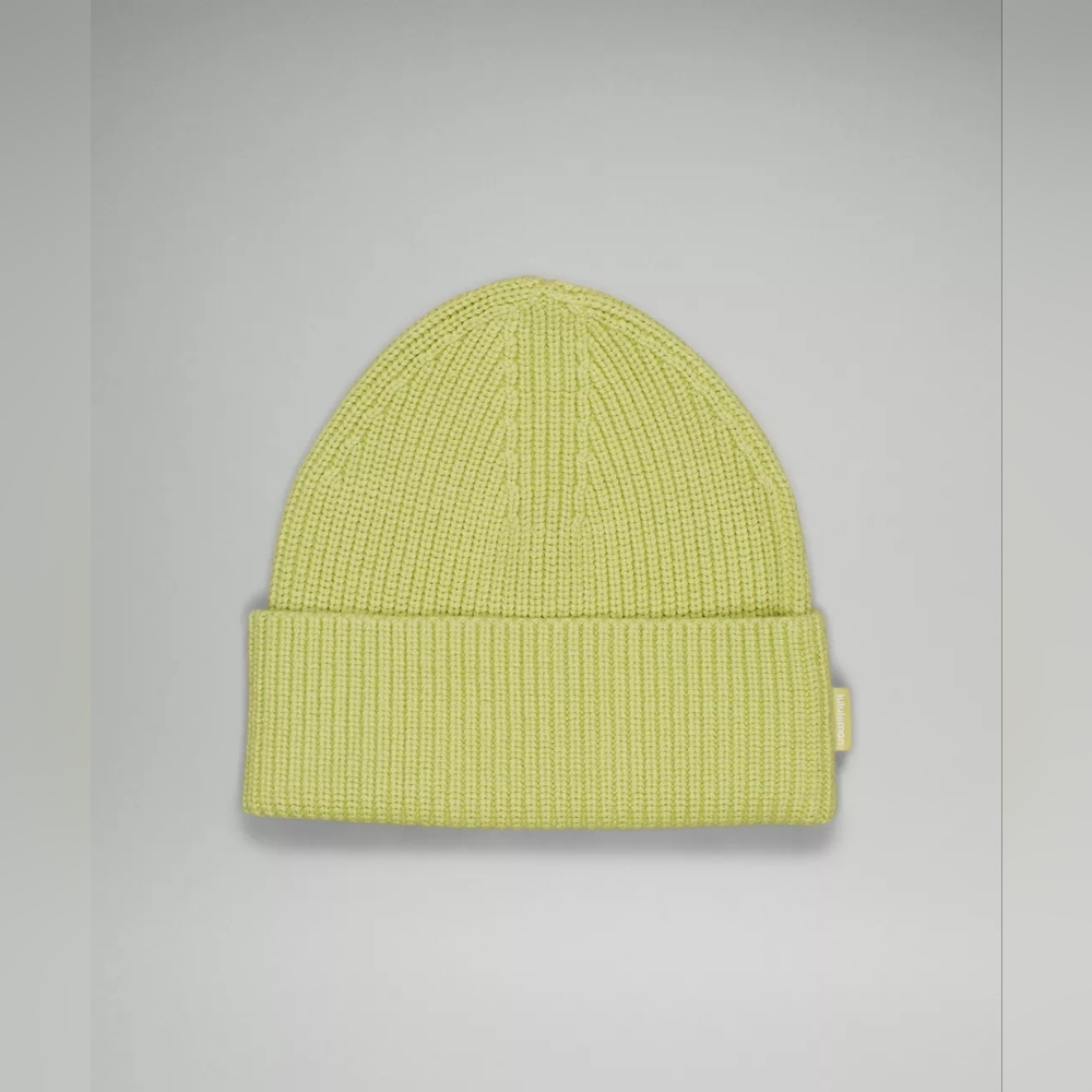 Lululemon Unisex Ribbed Merino Wool-Blend Knit Beanie Size L/XL